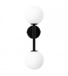 Kinkiety łazienkowe - UMMO KOP B czarna lampa ścienna / kinkiet z podwyższoną szczelnością IP44 KPB220S0 - product 3