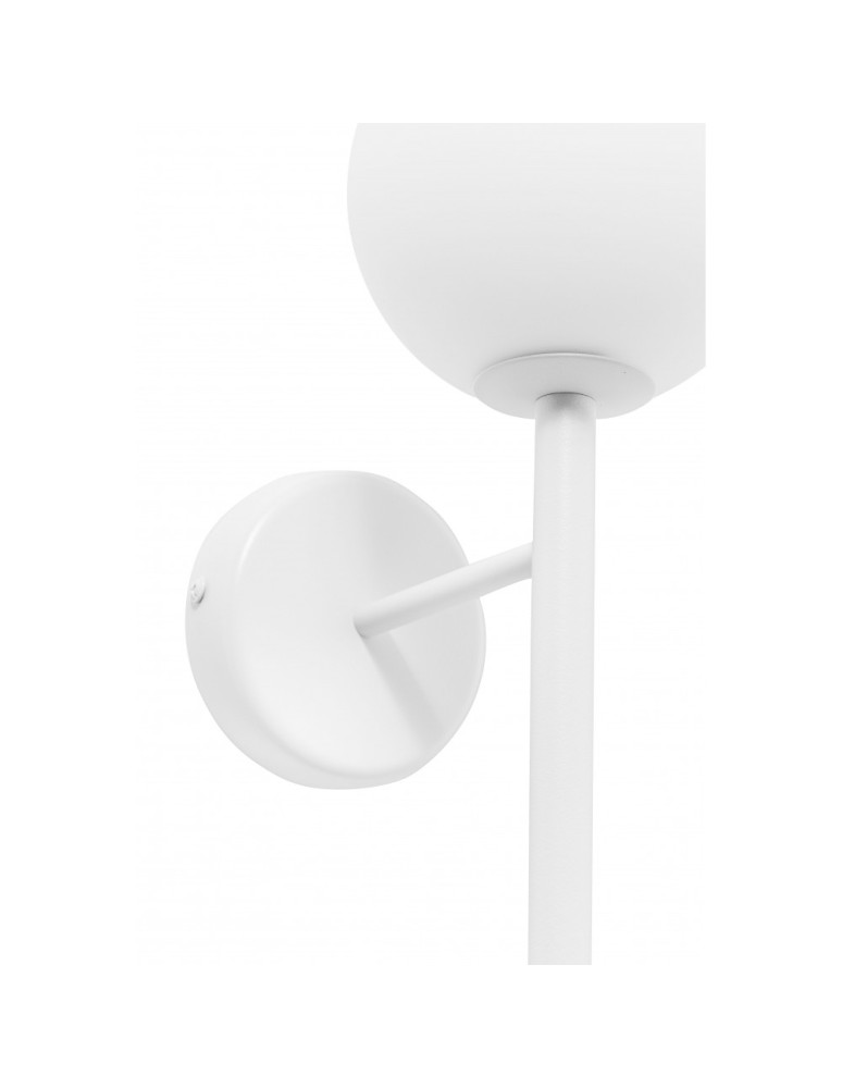 UMMO KOP B biała lampa ścienna / kinkiet z podwyższoną szczelnością IP44 KPB210S0 UMMO KOP B biała lampa ścienna / kinkiet z podwyższoną szczelnością IP44 KPB210S0
