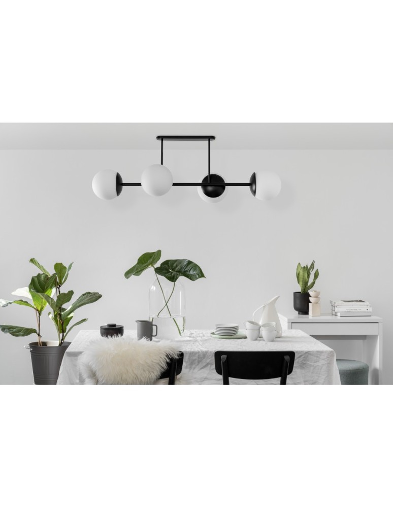UMMO KOP D czarna lampa przysufitowa/ plafon z podwyższoną szczelnością IP44 KPD420S3 UMMO KOP D czarna lampa przysufitowa/ plafon z podwyższoną szczelnością IP44 KPD420S3