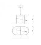 Lampy wiszące - UMMO KUGLO B sufitowa lampa wisząca z podwyższoną szczelnością IP44 KUB122BS0 - product 6
