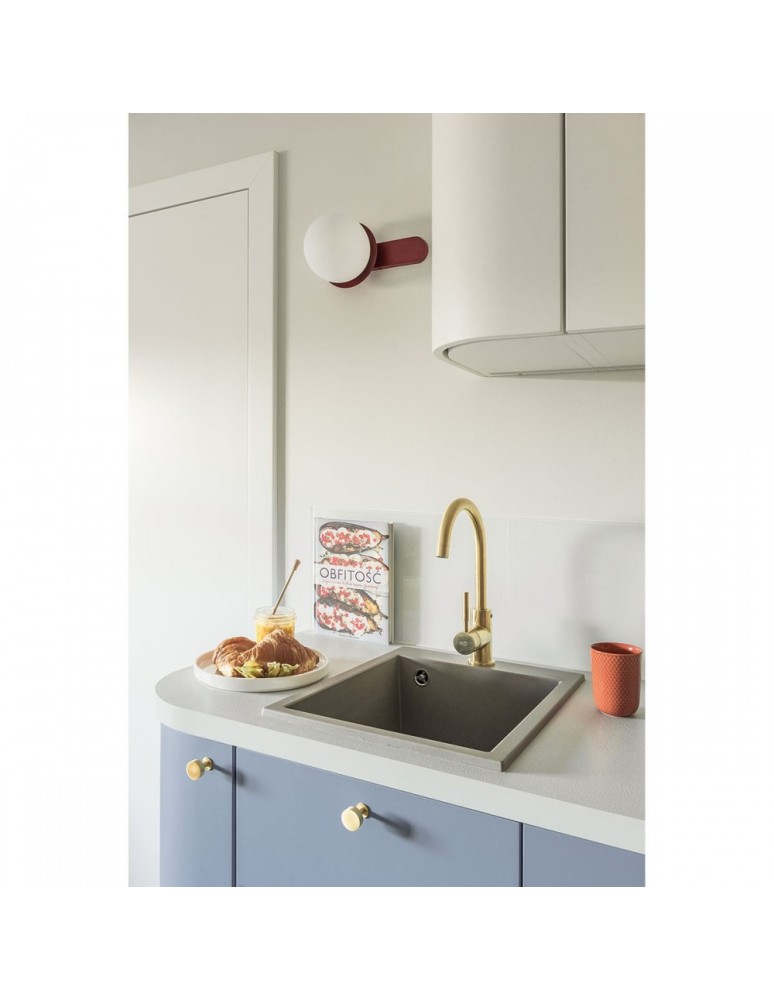 Kinkiety - UMMO KUUL D burgundowa lampa ścienna / kinkiet KLD14000 - product kolory-swiatla.pl 2