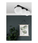 UMMO KUUL B czarna lampa sufitowa / plafon z podwyższoną szczelnością IP44 KLB320S0 UMMO KUUL B czarna lampa sufitowa / plafon z podwyższoną szczelnością IP44 KLB320S0