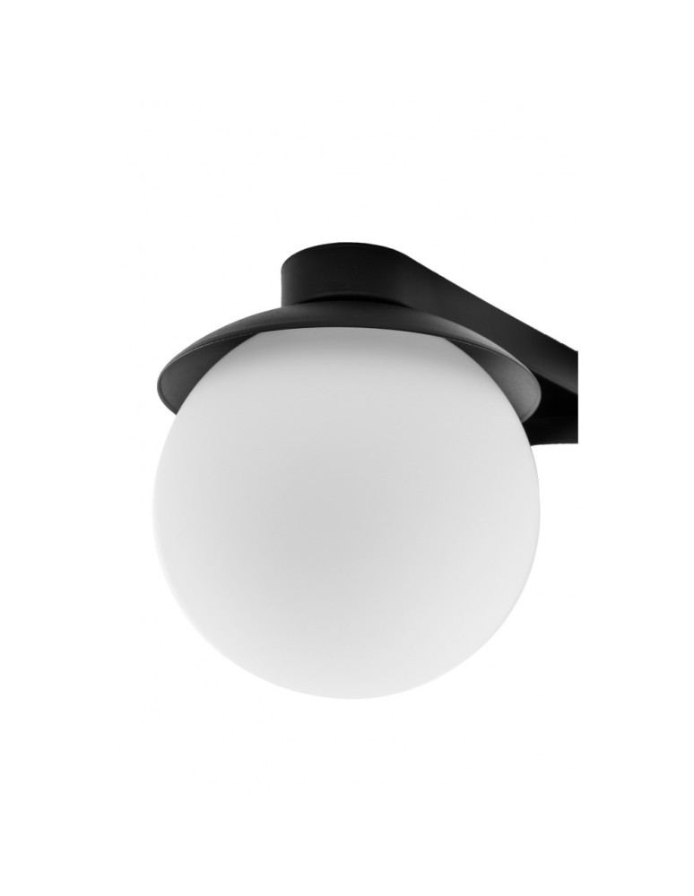 UMMO KUUL B czarna lampa sufitowa / plafon z podwyższoną szczelnością IP44 KLB320S0 UMMO KUUL B czarna lampa sufitowa / plafon z podwyższoną szczelnością IP44 KLB320S0
