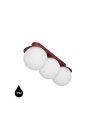 UMMO KUUL B burgundowa lampa sufitowa / plafon z podwyższoną szczelnością IP44 KLB340S0 UMMO KUUL B burgundowa lampa sufitowa / plafon z podwyższoną szczelnością IP44 KLB340S0