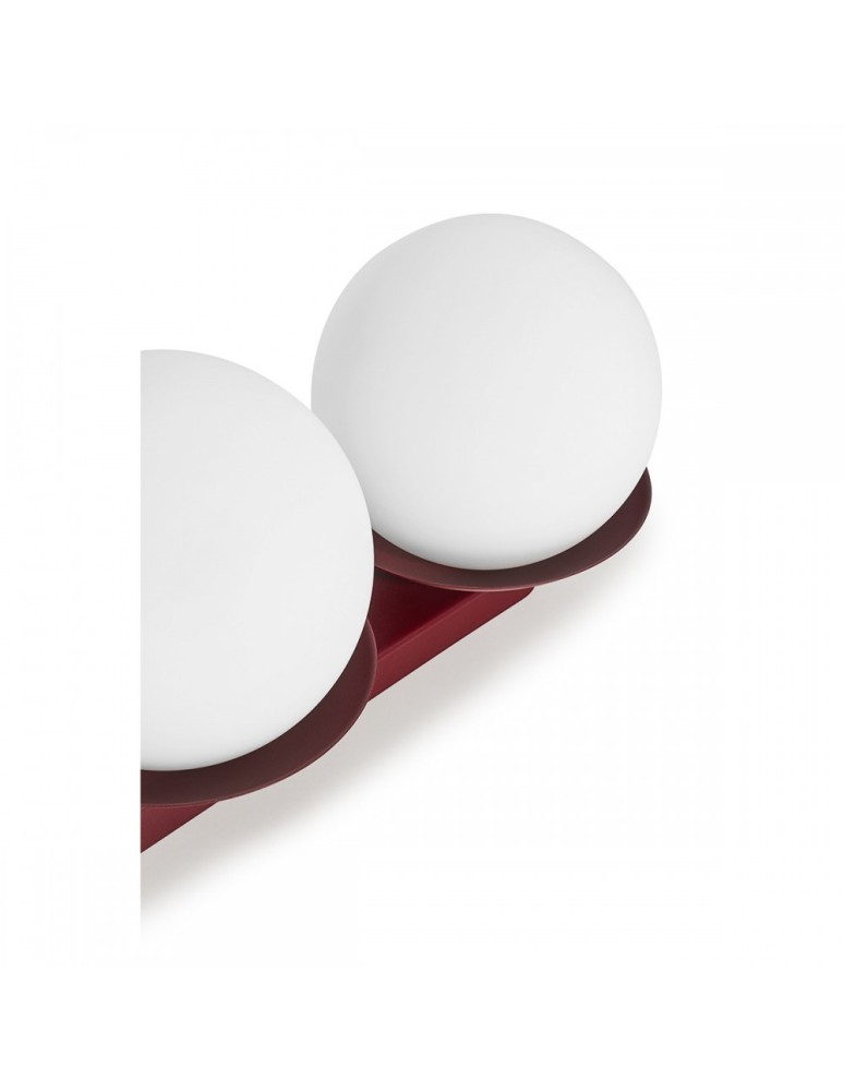 UMMO KUUL B burgundowa lampa sufitowa / plafon z podwyższoną szczelnością IP44 KLB340S0 UMMO KUUL B burgundowa lampa sufitowa / plafon z podwyższoną szczelnością IP44 KLB340S0