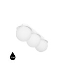 Lampy sufitowe łazienkowe - UMMO KUUL B biała lampa sufitowa / plafon z podwyższoną szczelnością IP44 KLB310S0 - product 1