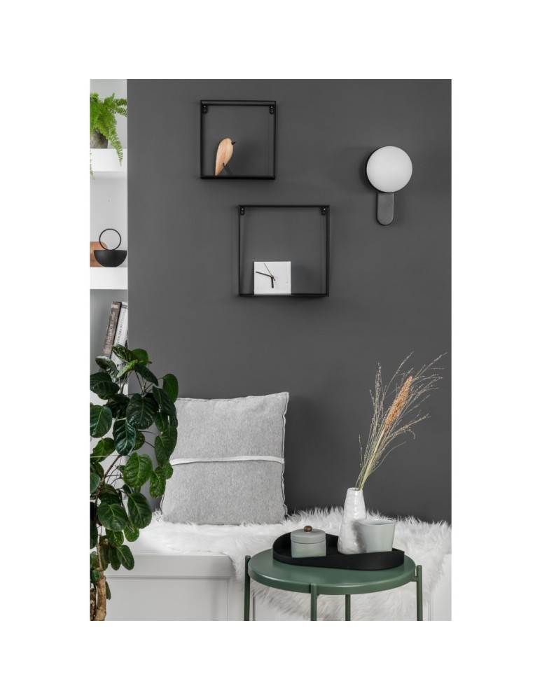 UMMO KUUL D czarna lampa ścienna / kinkiet z podwyższoną szczelnością IP44 KLD120S0