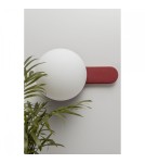 UMMO KUUL D burgundowa lampa ścienna / kinkiet z podwyższoną szczelnością IP44 KLD140S0 UMMO KUUL D burgundowa lampa ścienna / kinkiet z podwyższoną szczelnością IP44 KLD140S0