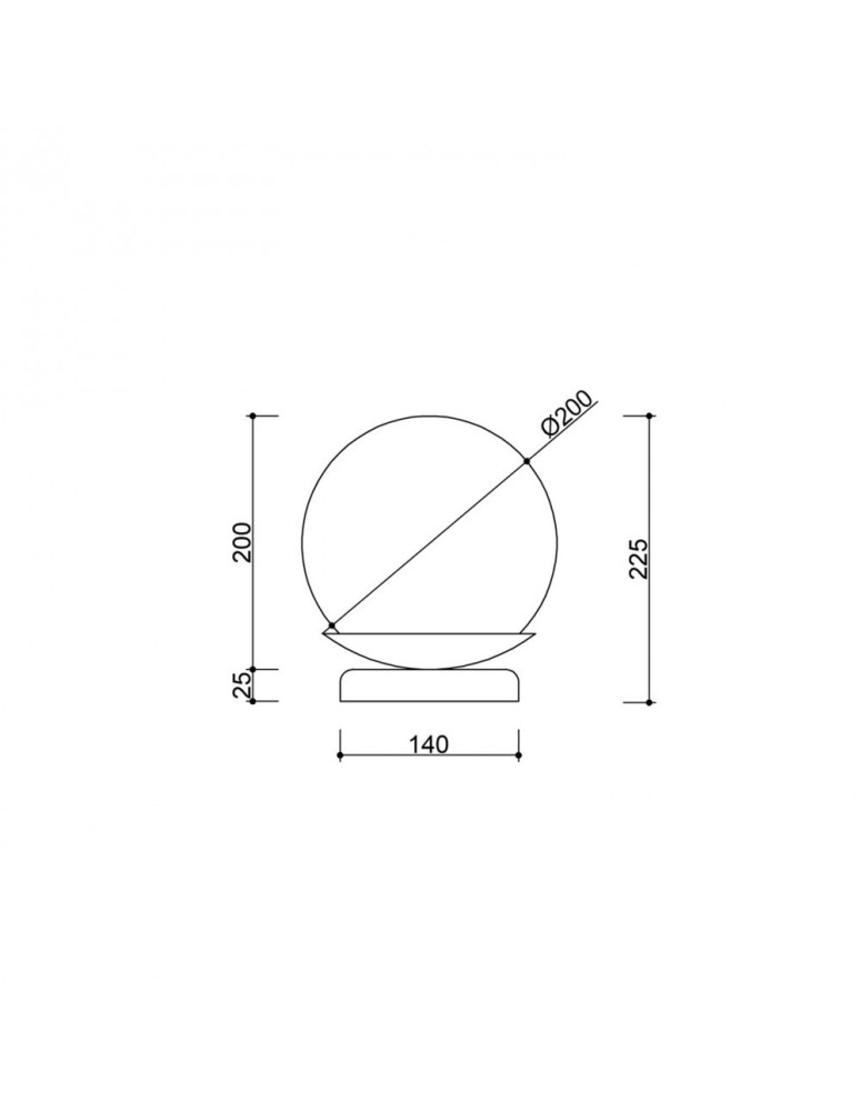 Lampy stołowe - UMMO KUUL ST biała lampa stołowa KLS111P1 - product kolory-swiatla.pl 3