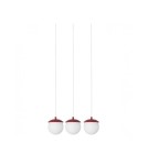 UMMO KUUL A burgundowa sufitowa lampa wisząca KLA341P0 UMMO KUUL A burgundowa sufitowa lampa wisząca KLA341P0