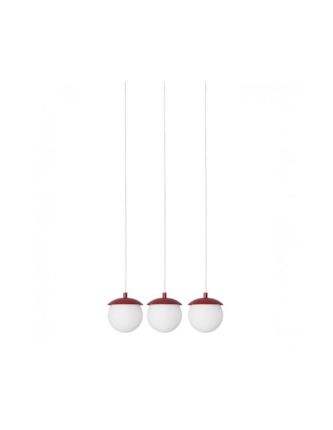 UMMO KUUL A burgundowa sufitowa lampa wisząca KLA341P0