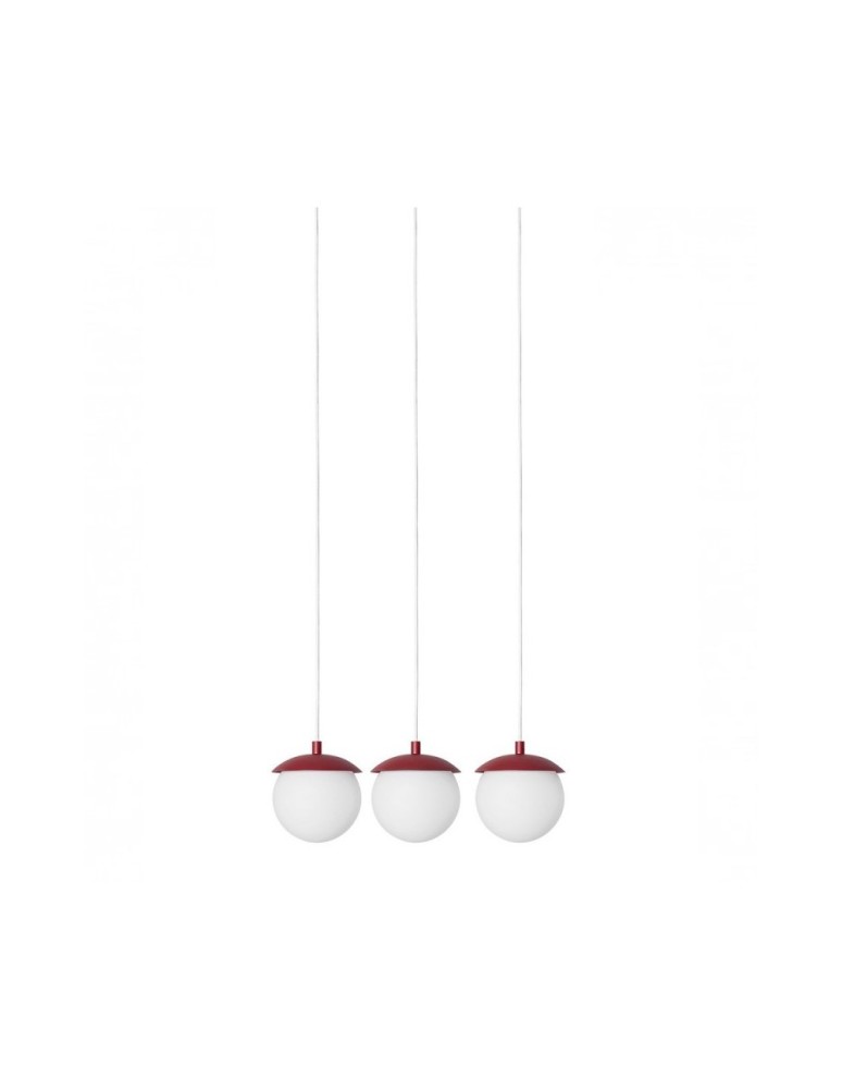 UMMO KUUL A burgundowa sufitowa lampa wisząca KLA341P0 UMMO KUUL A burgundowa sufitowa lampa wisząca KLA341P0