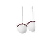 UMMO KUUL A burgundowa sufitowa lampa wisząca KLA341P0 UMMO KUUL A burgundowa sufitowa lampa wisząca KLA341P0