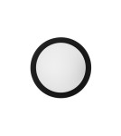 Lampy sufitowe łazienkowe - UMMO KUUL C czarna lampa sufitowa / plafon z podwyższoną szczelnością IP44 KLC120S0 - product 3