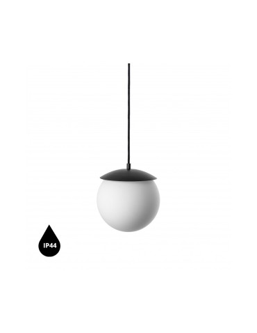 UMMO KUUL G czarna sufitowa lampa wisząca z podwyższoną szczelnością IP44 KLG122PS0