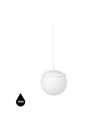 UMMO KUUL G biała sufitowa lampa wisząca z podwyższoną szczelnością IP44 KLG111PS0
