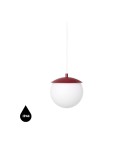 Lampy wiszące - UMMO KUUL G burgundowa sufitowa lampa wisząca z podwyższoną szczelnością IP44 KLG141PS0 - product 1