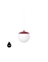 UMMO KUUL G burgundowa sufitowa lampa wisząca z podwyższoną szczelnością IP44 KLG141PS0