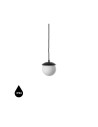 UMMO KUUL F czarna sufitowa lampa wisząca z podwyższoną szczelnością IP44 KLF122PS0