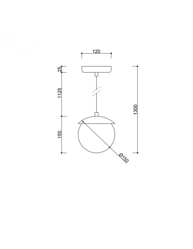 UMMO KUUL F czarna sufitowa lampa wisząca z podwyższoną szczelnością IP44 KLF122PS0 UMMO KUUL F czarna sufitowa lampa wisząca z podwyższoną szczelnością IP44 KLF122PS0