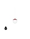 UMMO KUUL F burgundowa sufitowa lampa wisząca z podwyższoną szczelnością IP44 KLF141PS0 UMMO KUUL F burgundowa sufitowa lampa wisząca z podwyższoną szczelnością IP44 KLF141PS0