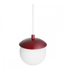 UMMO KUUL F burgundowa sufitowa lampa wisząca z podwyższoną szczelnością IP44 KLF141PS0 UMMO KUUL F burgundowa sufitowa lampa wisząca z podwyższoną szczelnością IP44 KLF141PS0