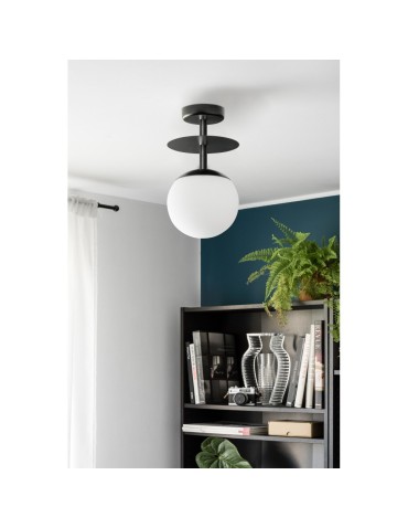UMMO PLAAT B czarna lampa przysufitowa / plafon z podwyższoną szczelnością IP44 PLB120S3 - produkt 2