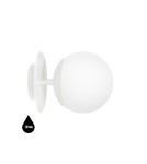 UMMO PLAAT C biała lampa ścienna / kinkiet z podwyższoną szczelnością IP44 PLC110S0 UMMO PLAAT C biała lampa ścienna / kinkiet z podwyższoną szczelnością IP44 PLC110S0