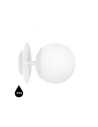UMMO PLAAT C biała lampa ścienna / kinkiet z podwyższoną szczelnością IP44 PLC110S0 UMMO PLAAT C biała lampa ścienna / kinkiet z podwyższoną szczelnością IP44 PLC110S0