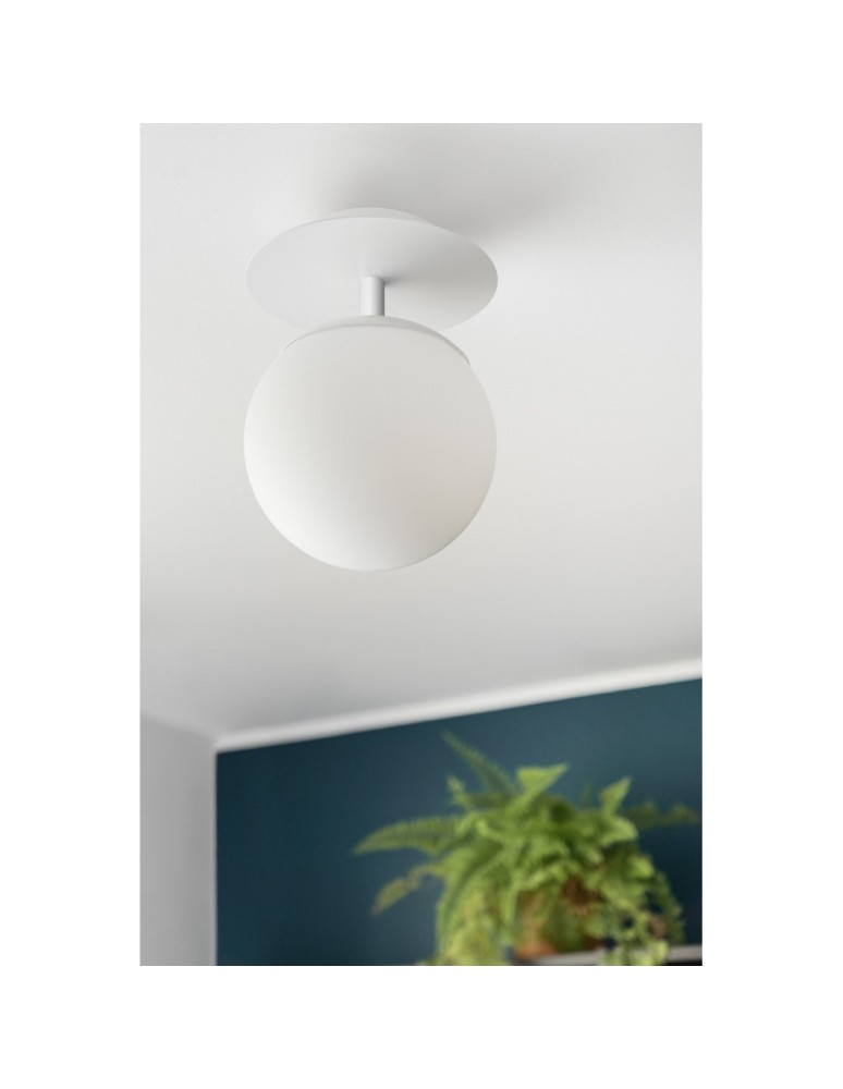 UMMO PLAAT C biała lampa ścienna / kinkiet z podwyższoną szczelnością IP44 PLC110S0 UMMO PLAAT C biała lampa ścienna / kinkiet z podwyższoną szczelnością IP44 PLC110S0