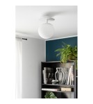 UMMO PLAAT C biała lampa ścienna / kinkiet z podwyższoną szczelnością IP44 PLC110S0 UMMO PLAAT C biała lampa ścienna / kinkiet z podwyższoną szczelnością IP44 PLC110S0