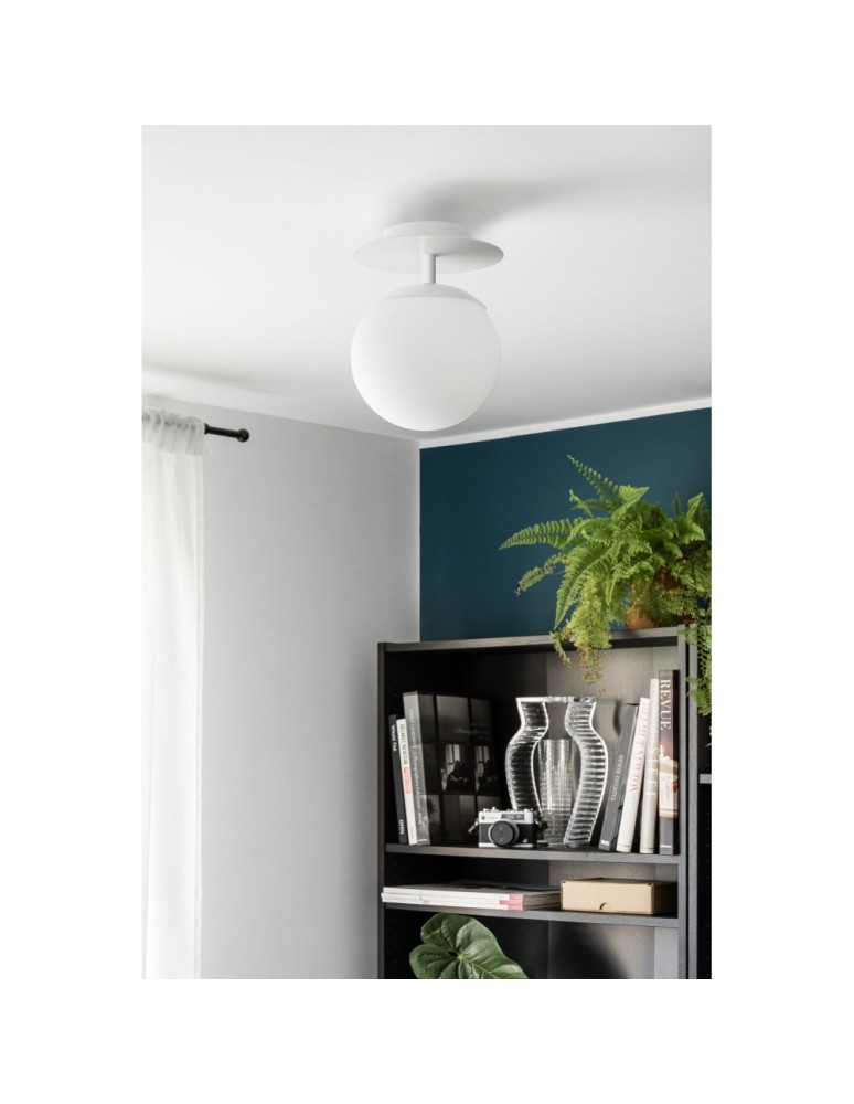 UMMO PLAAT C biała lampa ścienna / kinkiet z podwyższoną szczelnością IP44 PLC110S0 UMMO PLAAT C biała lampa ścienna / kinkiet z podwyższoną szczelnością IP44 PLC110S0