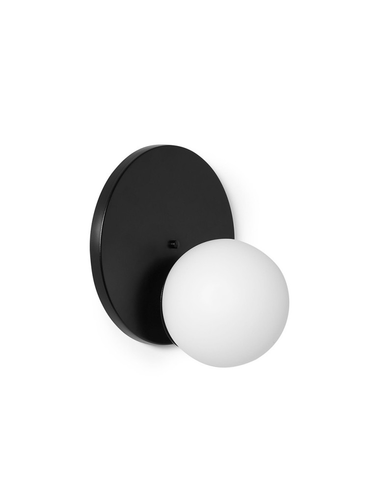 UMMO REFA B czarna lampa ścienna / kinkiet RFB12000 UMMO REFA B czarna lampa ścienna / kinkiet RFB12000