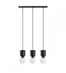 Lampy wiszące - UMMO LUOTI 3L czarna potrójna lampa wisząca LUL322P0 - product 1