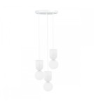Lampy wiszące - UMMO LUOTI 3P biała lampa wisząca / plafon LUP311P3 - product 1
