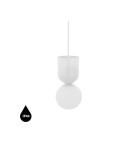 UMMO LUOTI biała sufitowa lampa wisząca z podwyższoną szczelnością IP44 LUA111PS0 UMMO LUOTI biała sufitowa lampa wisząca z podwyższoną szczelnością IP44 LUA111PS0