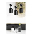 Lampy wiszące - UMMO SUPURU 3L czarna potrójna lampa sufitowa SUL322P0 - product 2