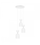 Lampy wiszące - UMMO SUPURU 3P biała lampa wisząca / plafon SUP311P3 - product 1