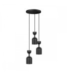 UMMO SUPURU 3P czarna lampa wisząca / plafon SUP322P3 UMMO SUPURU 3P czarna lampa wisząca / plafon SUP322P3