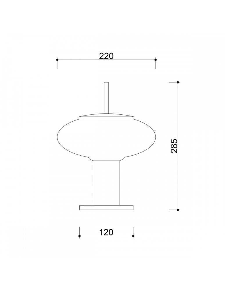 UMMO TORNI ST biała lampa stołowa TOS111P1 UMMO TORNI ST biała lampa stołowa TOS111P1
