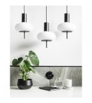 Lampy wiszące - UMMO TORNI A 3L czarna potrójna lampa sufitowa TOL322P0 - product 2