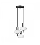 Lampy wiszące - UMMO TORNI A 3P czarna lampa wisząca / plafon TOP322P3 - product 1