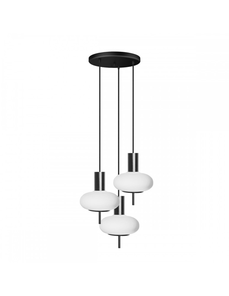 UMMO TORNI A 3P czarna lampa wisząca / plafon TOP322P3