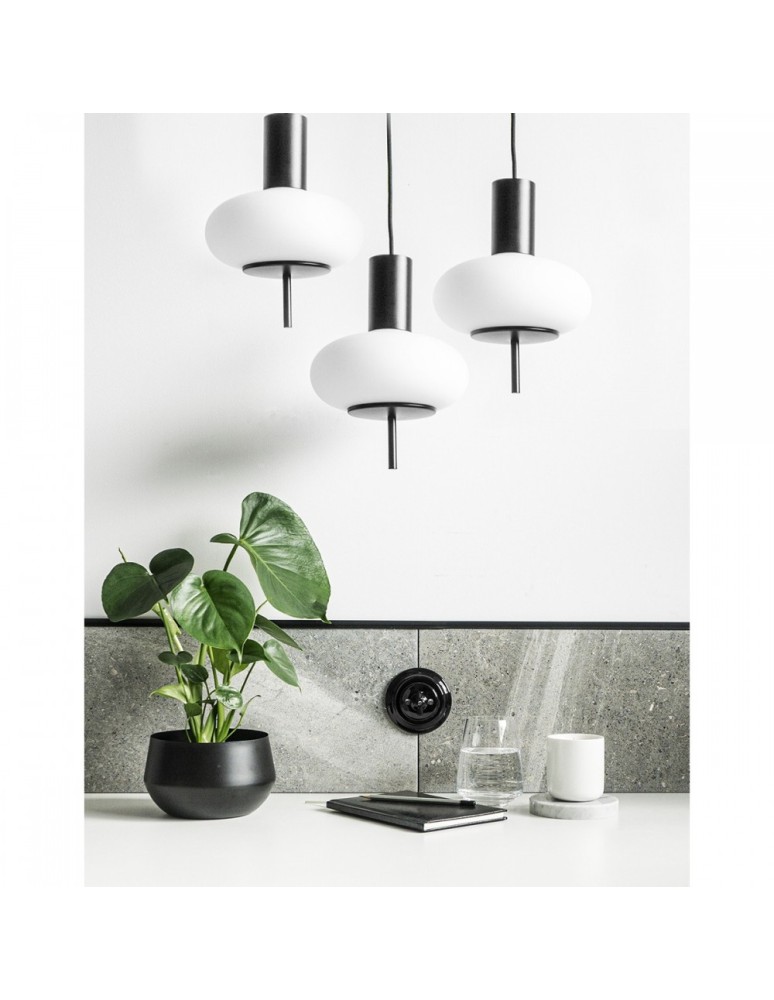 Lampy wiszące - UMMO TORNI A 3P czarna lampa wisząca / plafon TOP322P3 - product kolory-swiatla.pl 2