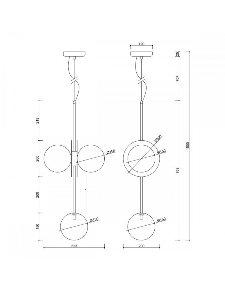 Lampy wiszące - UMMO FURIKO B biała sufitowa lampa wisząca FUB311P0 - product kolory-swiatla.pl 3