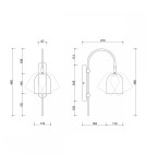 Kinkiety - UMMO TAKU biała lampa ścienna / kinkiet TAA11000 - product 4