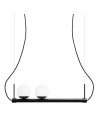 UMMO LIGNE czarna lampa wisząca z taśmą LED LIG222P61