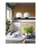 UMMO LIGNE czarna lampa wisząca z taśmą LED LIG222P61 UMMO LIGNE czarna lampa wisząca z taśmą LED LIG222P61