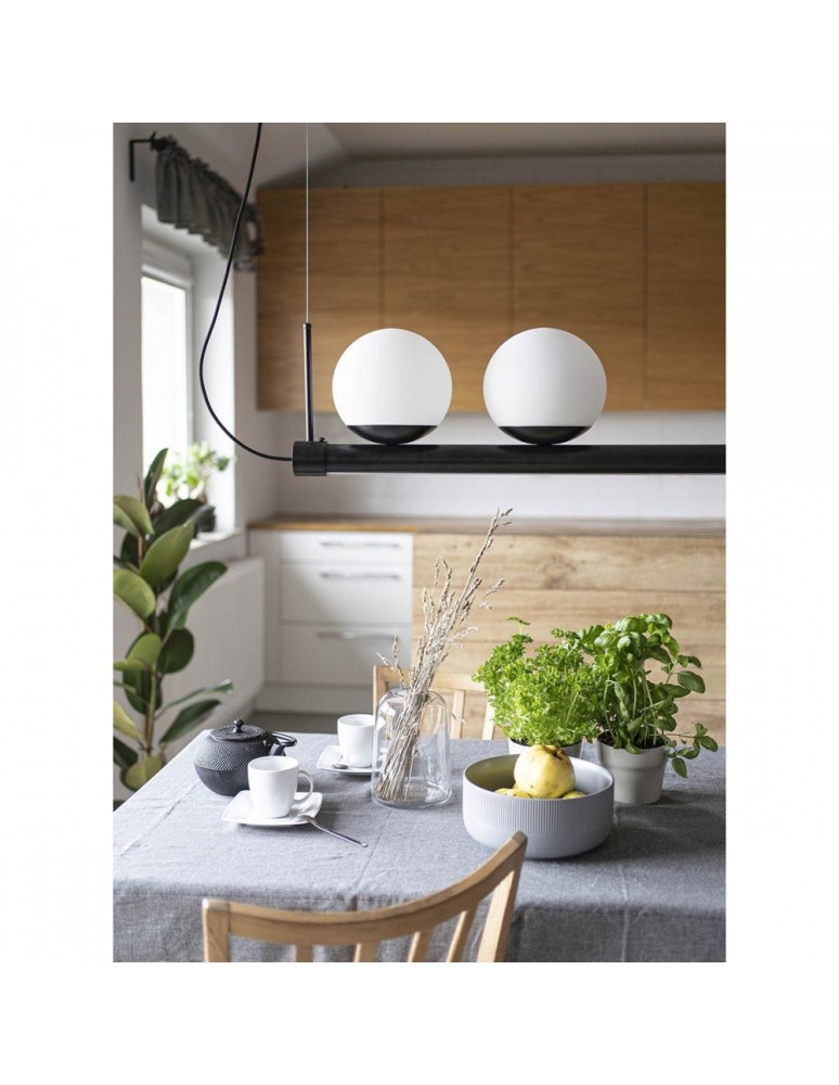 UMMO LIGNE czarna lampa wisząca z taśmą LED LIG222P61 UMMO LIGNE czarna lampa wisząca z taśmą LED LIG222P61