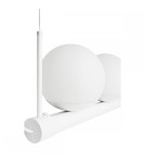 Lampy wiszące - UMMO LIGNE biała lampa wisząca z taśmą LED LIG211P61 - product 2